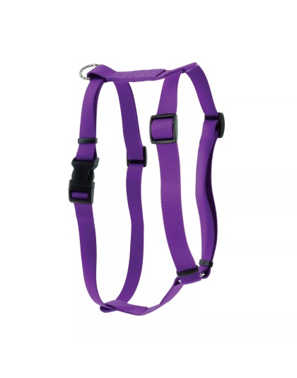Coastal Standard Adjustable Nylon Dog Harness Purple 1ea/LG, 1In X 22-38 in