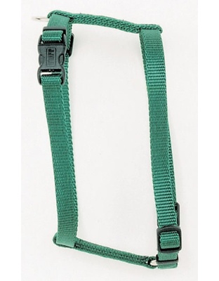 Coastal Comfort Wrap Adjustable Nylon Harness Hunter Green 3/8X12-18In Girth
