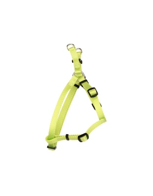 Coastal Comfort Wrap Adjustable Nylon Harness Lime 3/8X12-18In Girth
