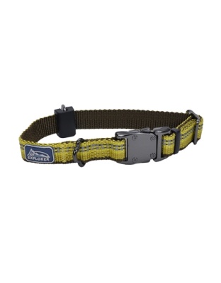 Coastal K9 Explorer 5/8 Inch Adj Collar Goldenrod Yellow (10-14 Inch)