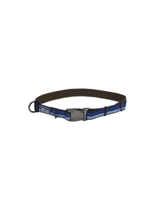 Coastal K9 Explorer 5/8 Inch Adj Collar Sapphire Blue (8-12 Inch)