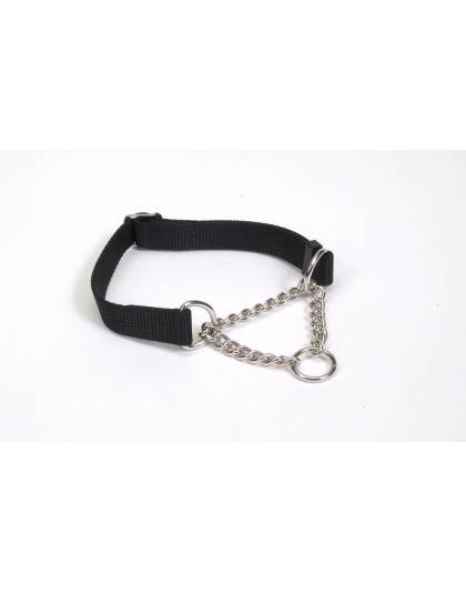 Check-Choke Adjustable Check Training Dog Collar Black 1ea/3/4 In X 14-20 in