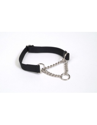Check-Choke Adjustable Check Training Dog Collar Black 1ea/5/8 In X 10-14 in