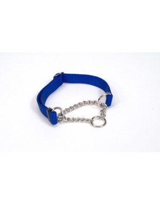 Check-Choke Adjustable Check Training Dog Collar Blue 1ea/5/8 In X 10-14 in