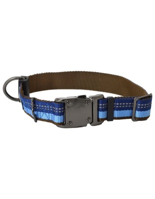Coastal K9 Explorer 5/8 Inch Adj Collar Sapphire Blue (10-14 Inch)