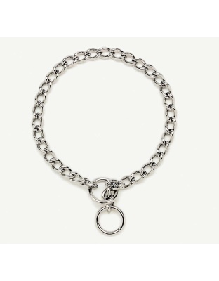 Titan Chain Training Dog Collar X-Heavy Nickel, Chrome 1ea/4 Mm X 28 in