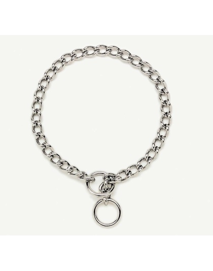 Titan Chain Training Dog Collar X-Heavy Nickel, Chrome 1ea/4 Mm X 28 in