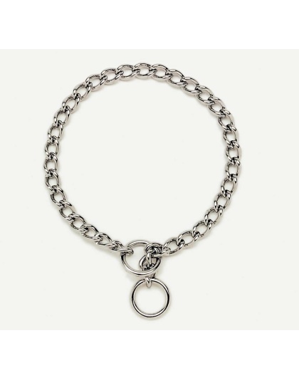 Titan Chain Training Dog Collar Heavy Nickel, Chrome 1ea/3 Mm X 26 in