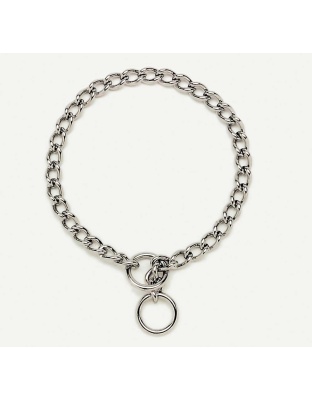 Titan Chain Training Dog Collar X-Heavy Nickel, Chrome 1ea/4 Mm X 24 in