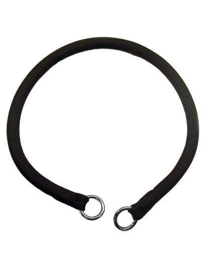 Coastal Round Nylon Training Dog Collar Black 1ea/3/8 In X 18 in
