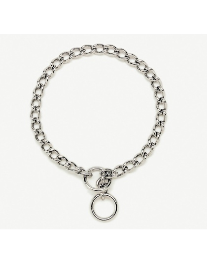 Titan Chain Training Dog Collar Fine Nickel, Chrome 1ea/2 Mm X 16 in