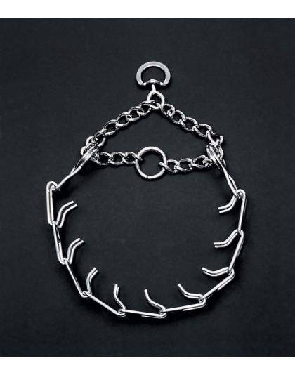 Titan Prong Training Dog Collar Nickel, Chrome 1ea/4 Mm X 22 in