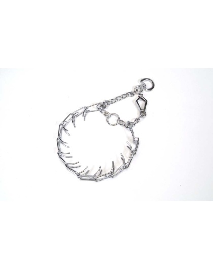 Titan Prong Training w/ 1-Handed Quick Release Snap Dog Collar Nickel, Chrome 1ea/3 Mm X 18 in