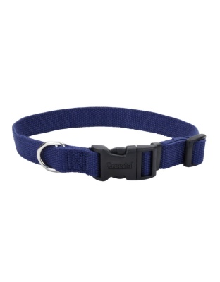 Earth Soy Adjustable Dog Collar Indigo 1ea/1 In X 18-26 in