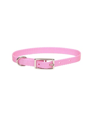 Coastal Single-Ply Nylon Collar Neon Pink 3/8X12In