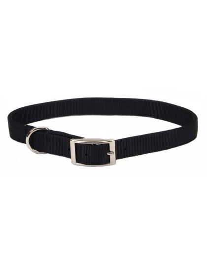 Coastal Single-Ply Nylon Dog Collar Black 1ea/5/8 In X 14 in