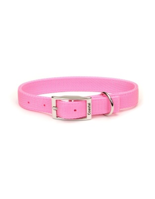 Coastal Double-Ply Nylon Dog Collar Pink Bright 1ea/1 In X 20 in