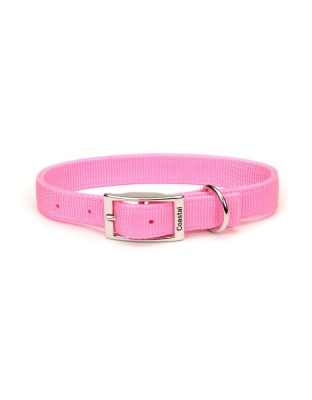 Coastal Double-Ply Nylon Dog Collar Pink Bright 1ea/1 In X 24 in