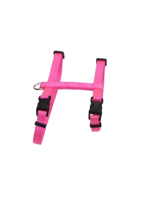 Coastal Figure H Adjustable Nylon Cat Harness Neon Pink 3-8 in x 10-18 in