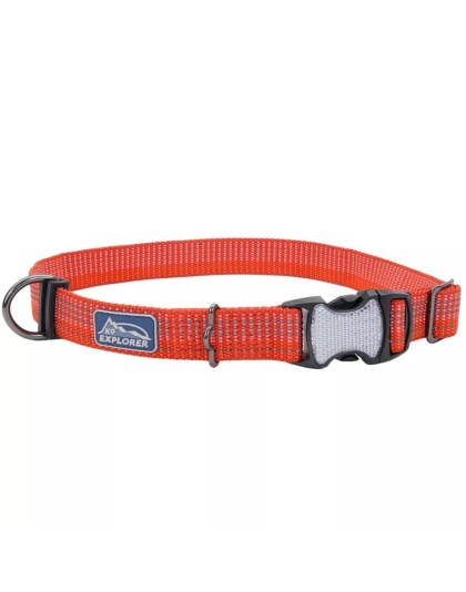 K9 Explorer Brights Reflective Adjustable Dog Collar Canyon Large 1"x 18"-26"