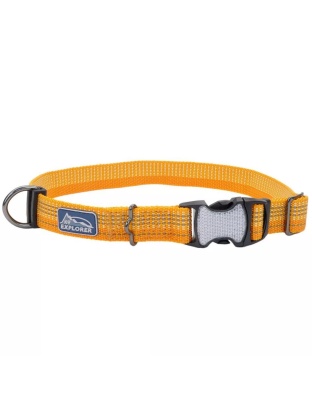 K9 Explorer Brights Reflective Adjustable Dog Collar Desert Small 5/8"x 10"- 14"