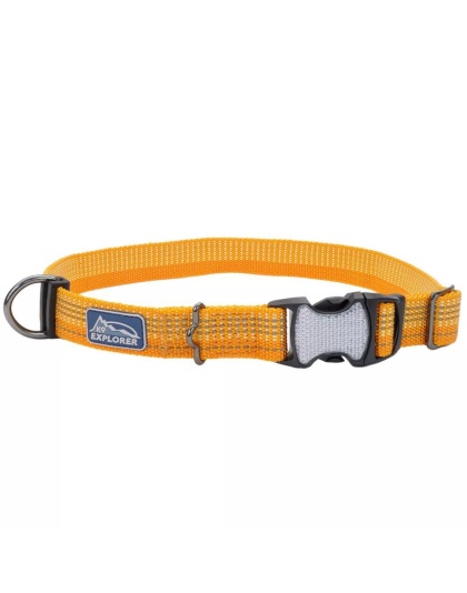 K9 Explorer Brights Reflective Adjustable Dog Collar Desert Small 5/8"x 10"- 14"