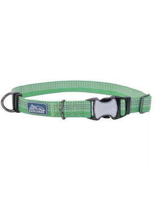 K9 Explorer Brights Reflective Adjustable Dog Collar Meadow Extra Small 5/8"x 8"-12"