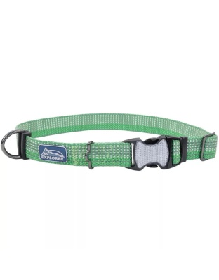 K9 Explorer Brights Reflective Adjustable Dog Collar Meadow Large 1"x 18"-26"