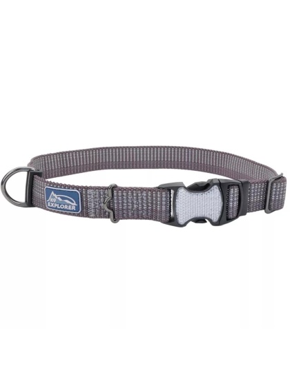 K9 Explorer Brights Reflective Adjustable Dog Collar Mountain Small 5/8"x 10"-14"