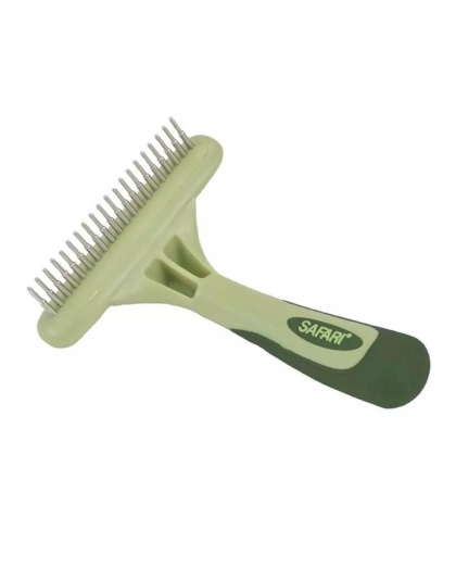 Coastal Pet Safari Dog Single Row Undercoat Rake with Rotating Pins
