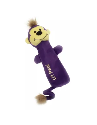 Coastal Pet Li'l Pals Plush Crinkle Dog Toy Monkey 8.5"