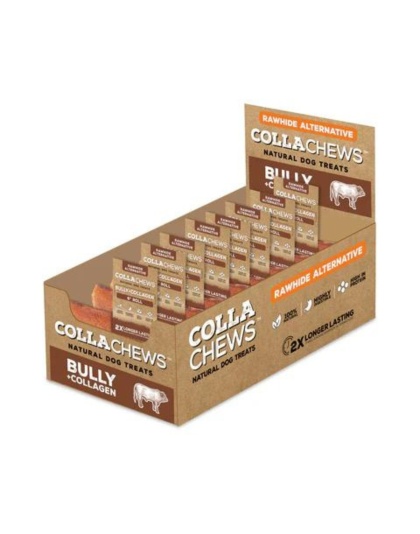 Collachews Collagen Roll PDQ Display Bully 6in. 30 Count