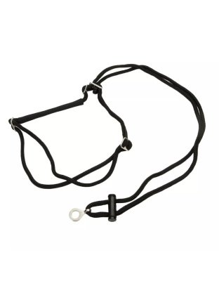Holt Adjustable Dog Control Harness Black 1ea/SM, 14 in