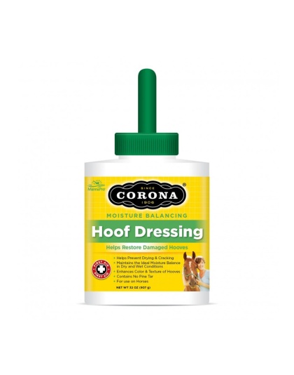 Corona Moisture Balancing Hoof Dressing with Brush 32oz.