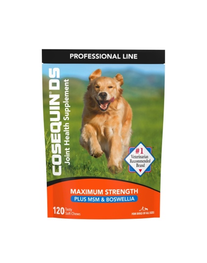 Cosequin Joint Supplement With MSM Chews For Dogs 120 Count
