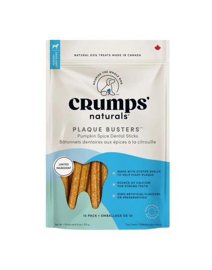 Crump Naturals Plaq Buster 7" Pumpkin Spice 10Pk