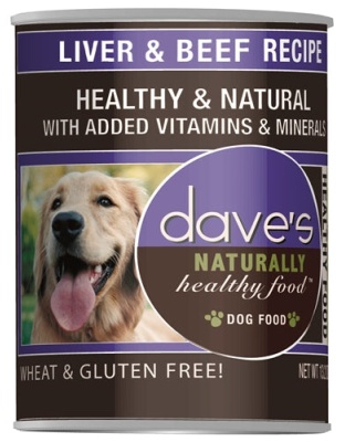 Dave's Naturally Healthy; Liver and Beef 13.2oz. (Case of 12)