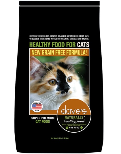 Daves Pet Food Naturally Healthy Adult Dry Cat Food 4 Lbs.