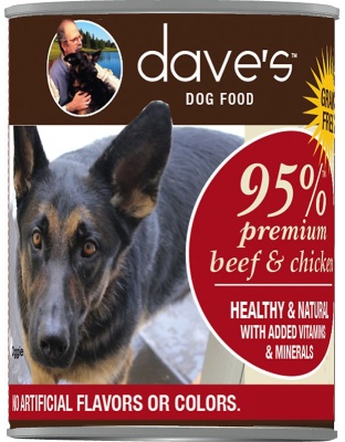 Daves Premium Beef & Chicken 95% Meat 13oz (Case Of 12)