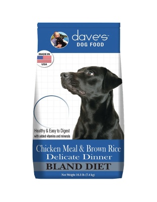 Dave's Cat's Delicate Dinners (Easy To Digest) Chicken Meal; Rice and Oatmeal 16 Lbs