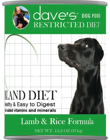 Dave's Cat's Dog Restricted Diet Bland  Lamb And Rice Formula 13oz. (Case of 12)