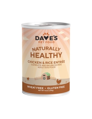 Dave's Pet Food Naturally Healthy Chicken And Rice Recipe 13.2oz. (Case of 12)
