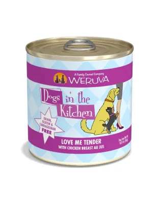 Dogs In The Kitchen Love Me Tender With Chicken Breast Au Jus 10oz. (Case of 12)
