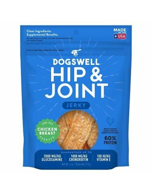 Dogswell Hip & Joint Grain-Free Jerky Dog Treat Regular Chicken 1ea/4 oz