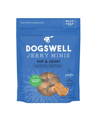 Dogswell Hip & Joint Grain-Free Jerky Dog Treat Mini Chicken 1ea/4 oz