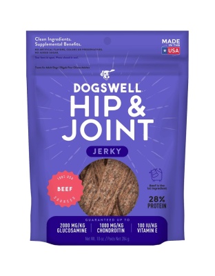 Dogswell Hip & Joint Grain-Free Jerky Dog Treat Regular Beef 1ea/10 oz
