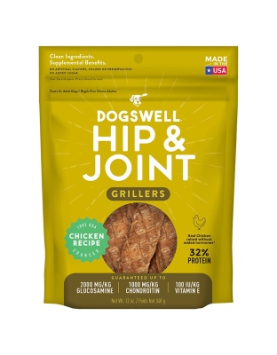 Dogswell Hip & Joint Grillers Grain-Free Dog Treats Chicken 1ea/12 oz