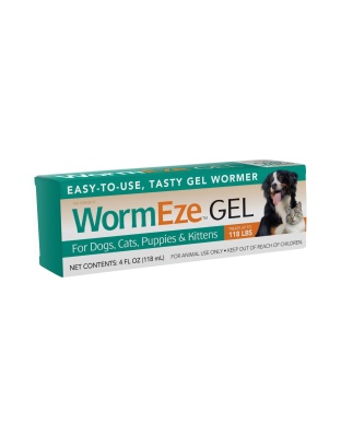 Durvet Wormeze Gel Wormer For Dogs & Cats 4oz.
