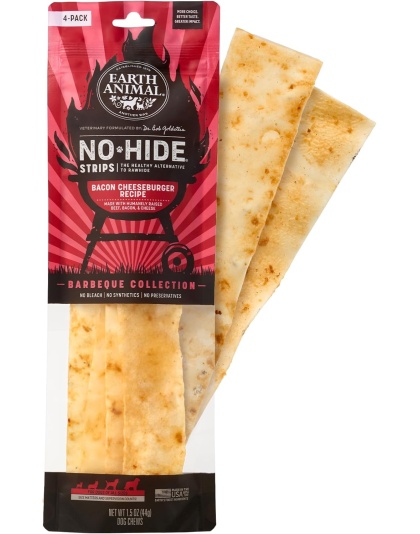 Earth Animal Dog No-Hide The Barbeque 4 Inches 2 X 24 Count