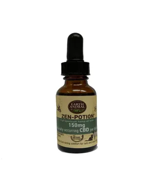 Earth Animal NatureS Comfort Potion For Dogs And Cats - Full Spectrum Hemp Oil Drops With Naturally Occurring Cbd, 150Mg